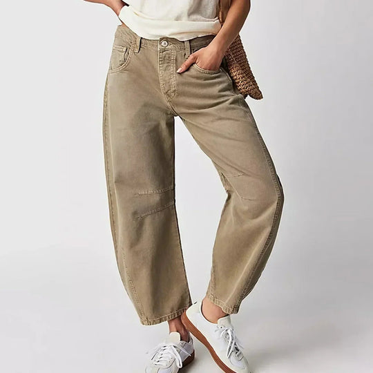 Wijde Broek Dames | Comfortabele Relaxte Pasvorm 2