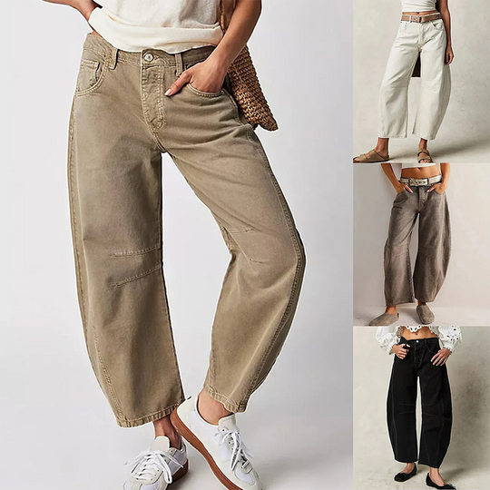 Wijde Broek Dames | Comfortabele Relaxte Pasvorm 1