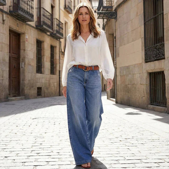 Wide-Leg-Jeans Damen | High Waist & Schmeichelhafte Silhouette