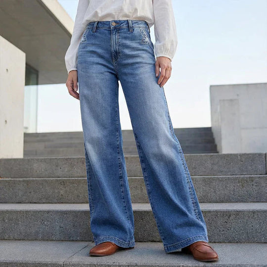 Wide-Leg-Jeans Damen | High Waist & Schmeichelhafte Silhouette