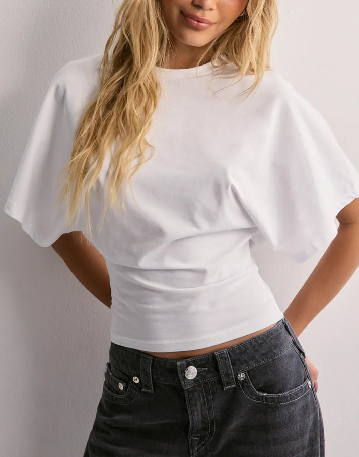 Wide Sleeve T-shirt Dames | Taille-accent & Flatterende Pasvorm