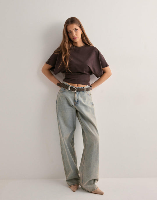 Wide Sleeve T-shirt Dames | Taille-accent & Flatterende Pasvorm