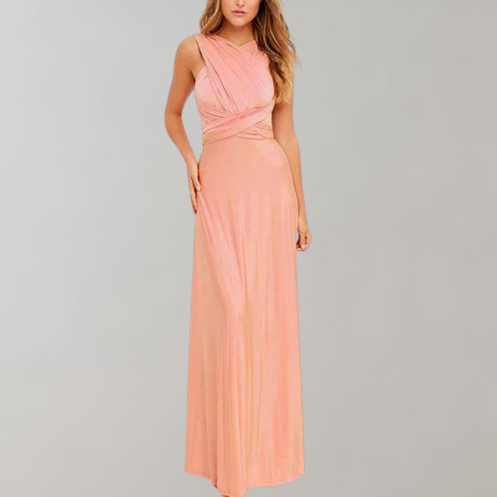 Wikkeljurk Dames | Diepe V-hals & Vloeiend Maxi Silhouet