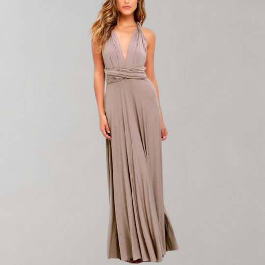 Wikkeljurk Dames | Diepe V-hals & Vloeiend Maxi Silhouet