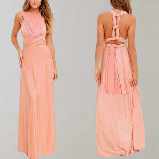 Wikkeljurk Dames | Diepe V-hals & Vloeiend Maxi Silhouet