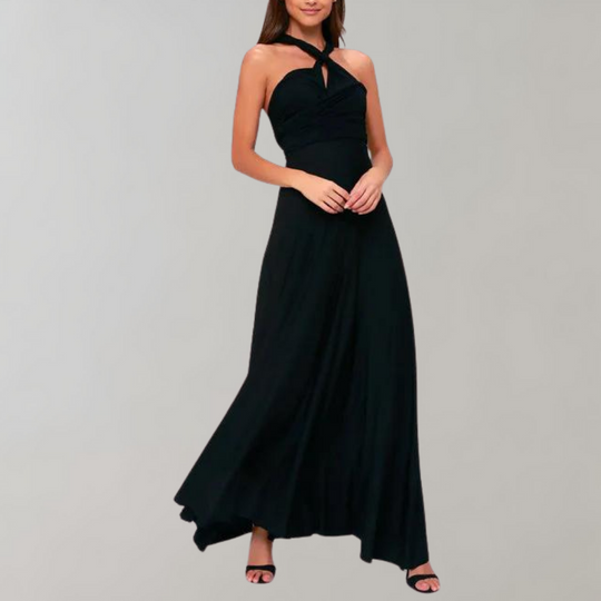 Wikkeljurk Dames | Diepe V-hals & Vloeiend Maxi Silhouet
