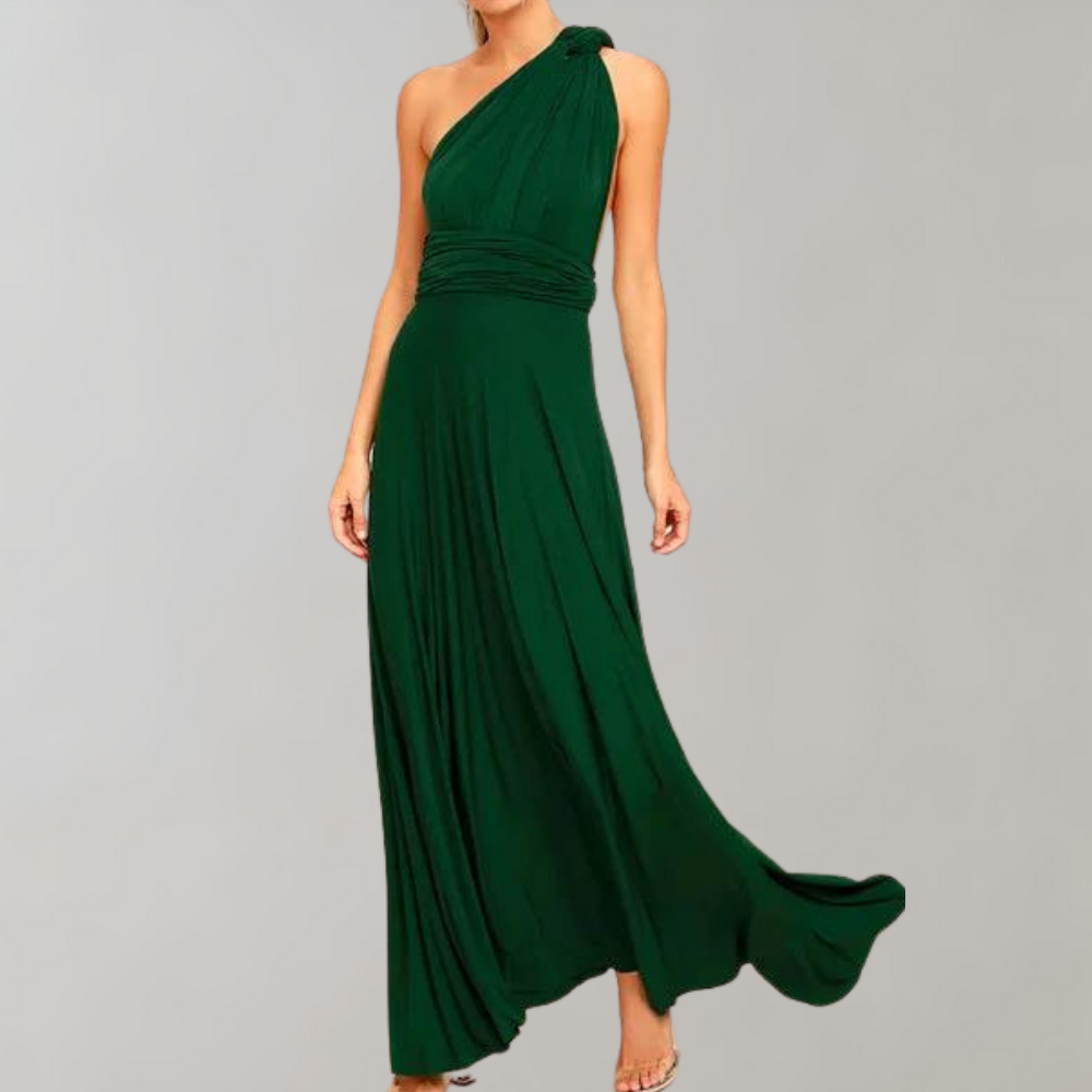 Wikkeljurk Dames | Diepe V-hals & Vloeiend Maxi Silhouet