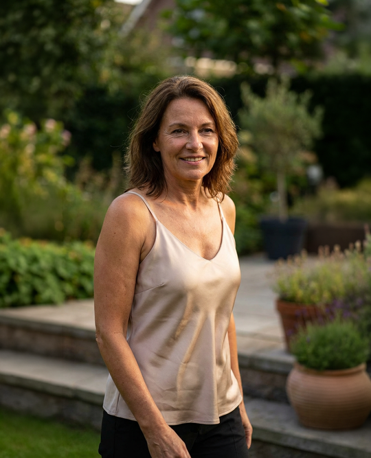 Wilma - Satijnen Zijde Top voor Dames 1