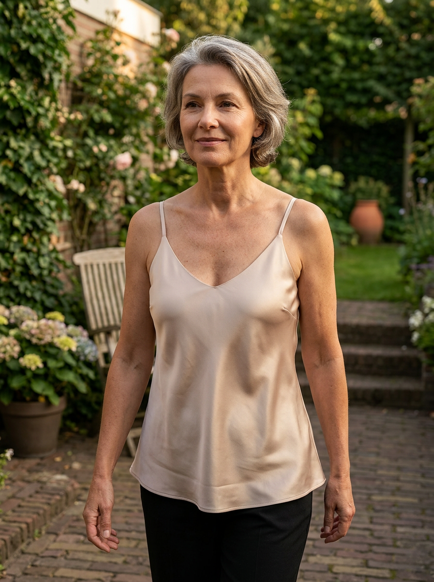 Wilma - Satijnen Zijde Top voor Dames 2