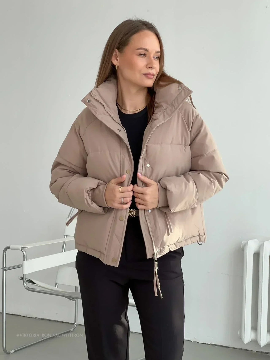 Winterjacke Damen | Hoher Kragen & Leicht