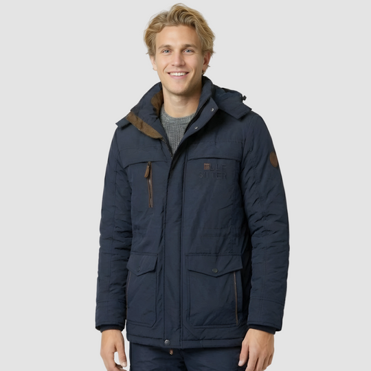 Winterjas Heren | Gevoerd met Capuchon 1
