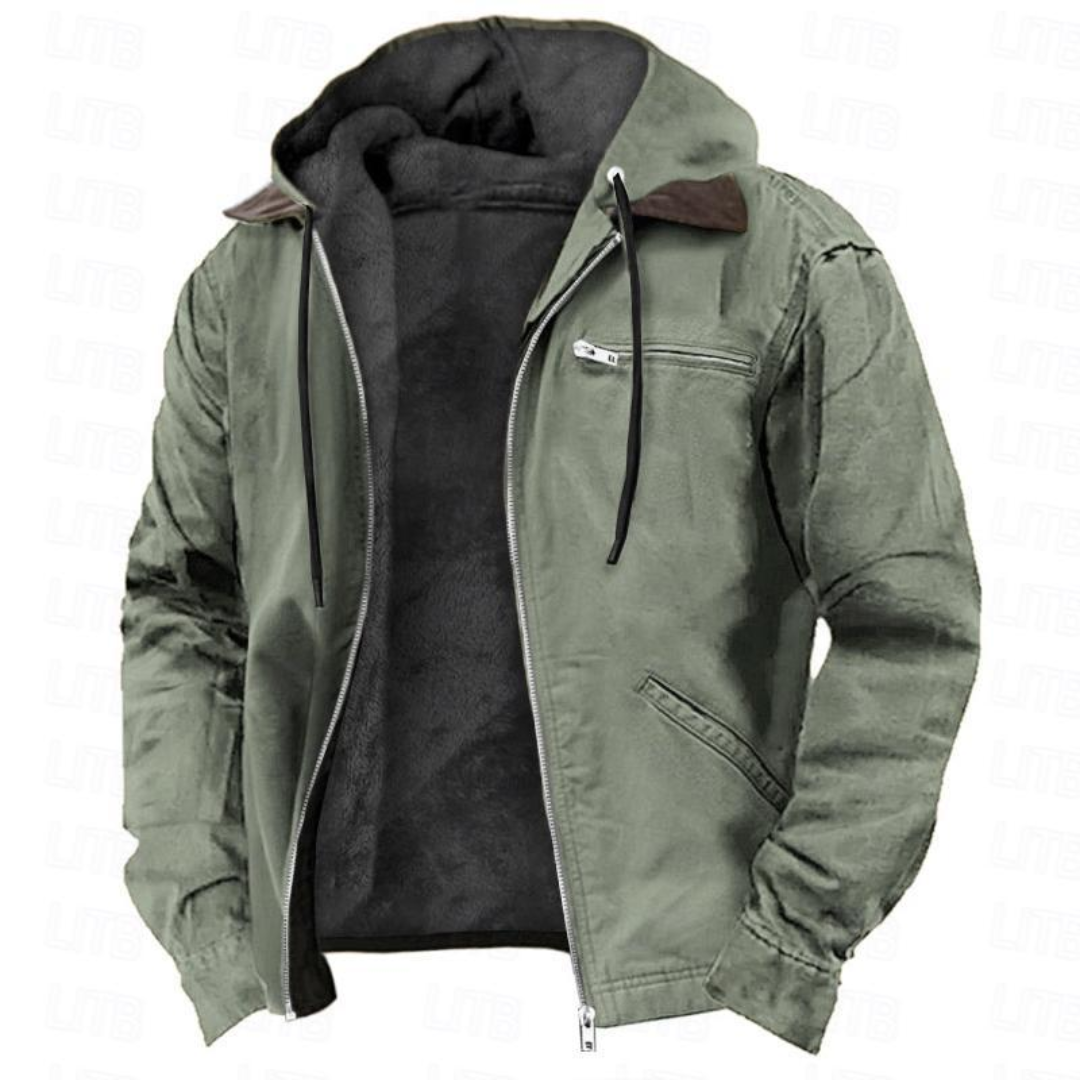 Winterjacke Herren | Jacke mit Kapuze | Verstellbare Passform & Cleverer Stauraum 2