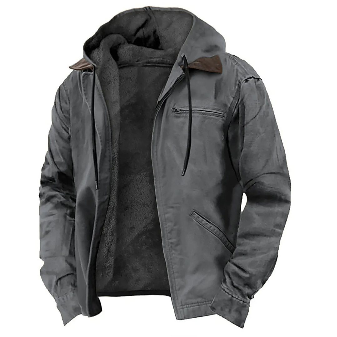 Winterjacke Herren | Jacke mit Kapuze | Verstellbare Passform & Cleverer Stauraum 3
