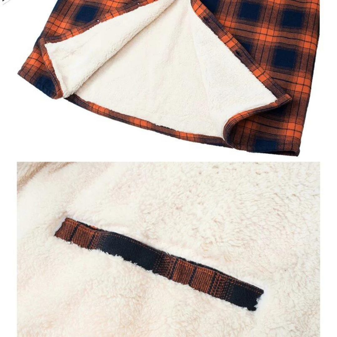 Winterjacke Herren | Karierte Jacke | Warmer Komfort für Herbst & Winter 10