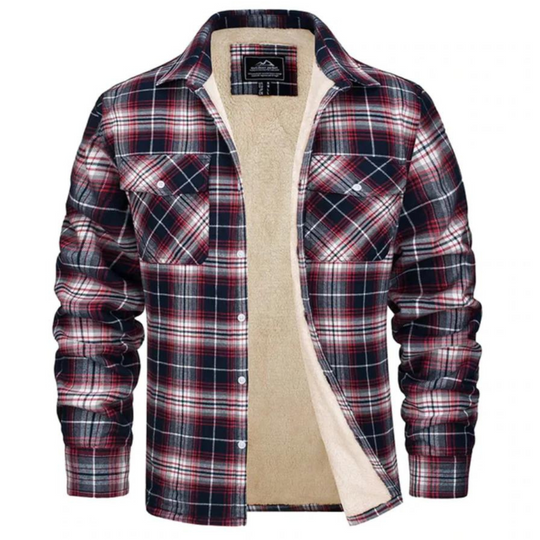 Winterjacke Herren | Karierte Jacke | Warmer Komfort für Herbst & Winter 3