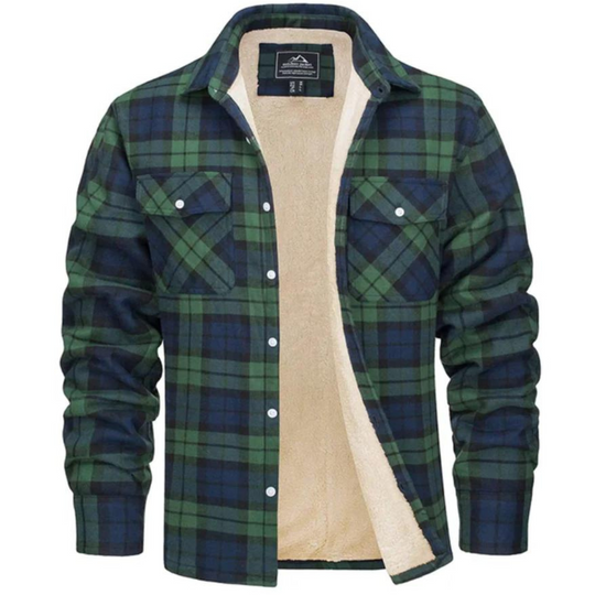 Winterjacke Herren | Karierte Jacke | Warmer Komfort für Herbst & Winter 6