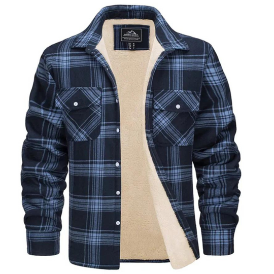 Winterjacke Herren | Karierte Jacke | Warmer Komfort für Herbst & Winter 7