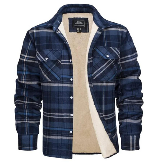 Winterjacke Herren | Karierte Jacke | Warmer Komfort für Herbst & Winter 8