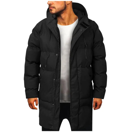 Winterjacke Herren | Langer Parka | Wattiert & Warm für Kalte Tage