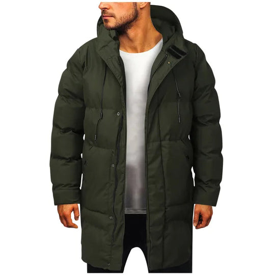 Winterjacke Herren | Langer Parka | Wattiert & Warm für Kalte Tage
