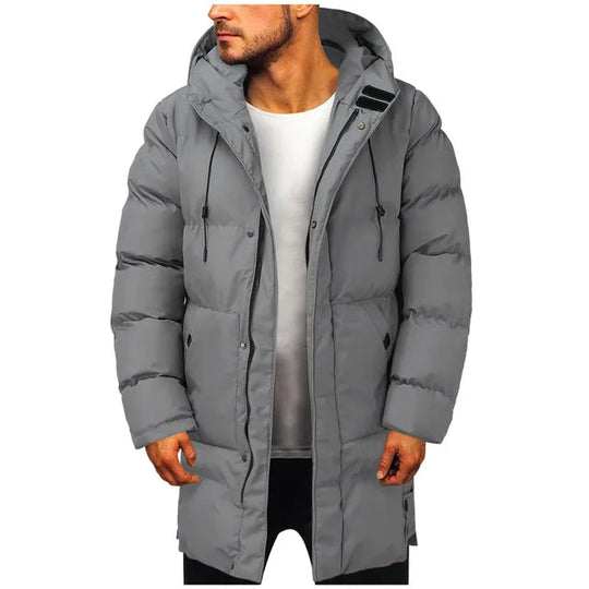 Winterjacke Herren | Langer Parka | Wattiert & Warm für Kalte Tage