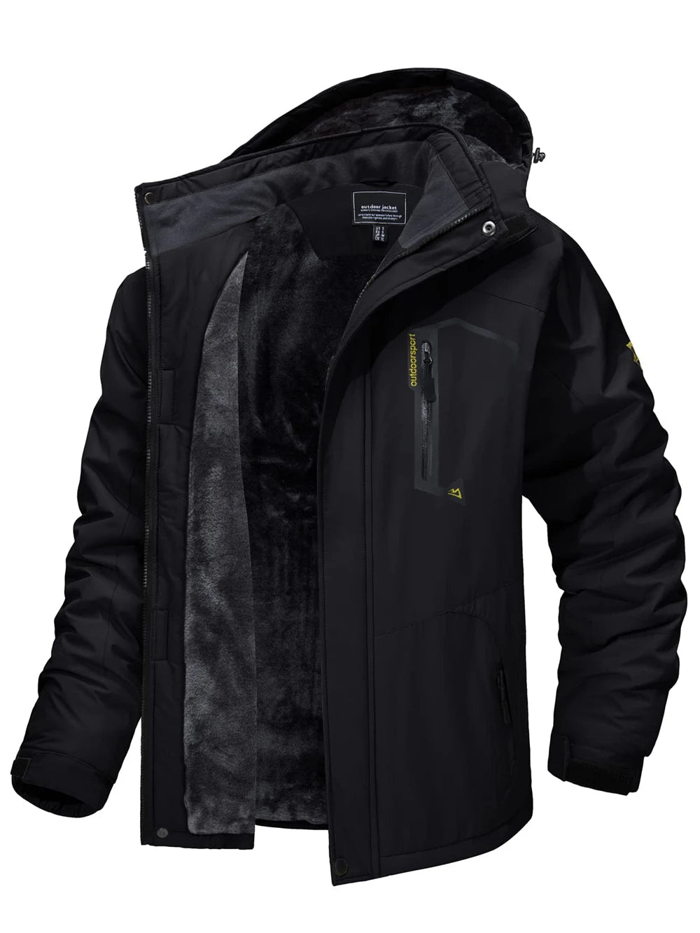 Winterjacke Herren | Parka | Abnehmbare Kapuze & Wasserabweisend