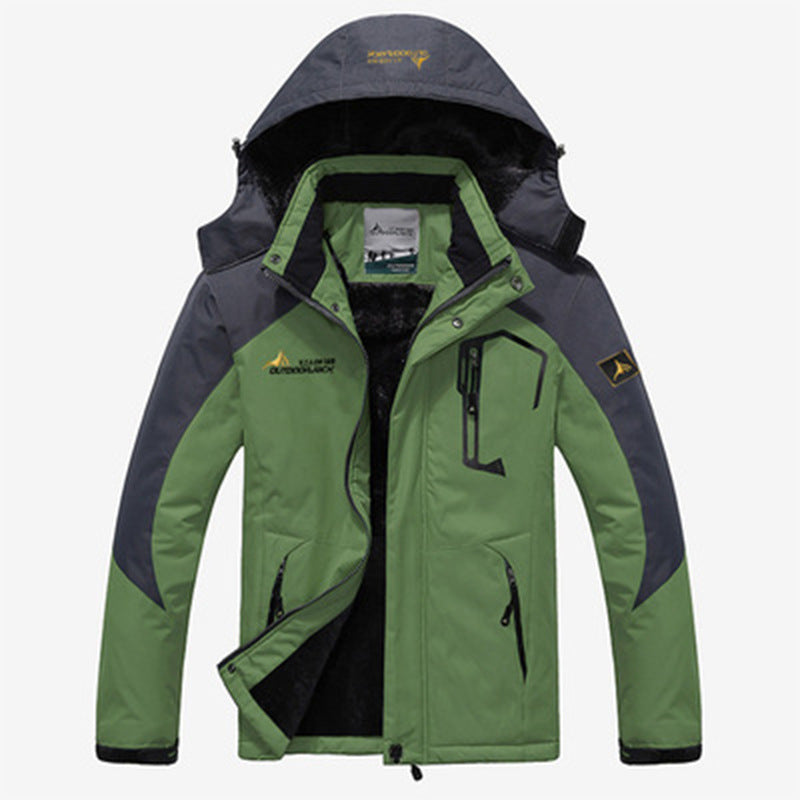 Winterjacke Herren | Parka | Abnehmbare Kapuze & Wasserabweisend