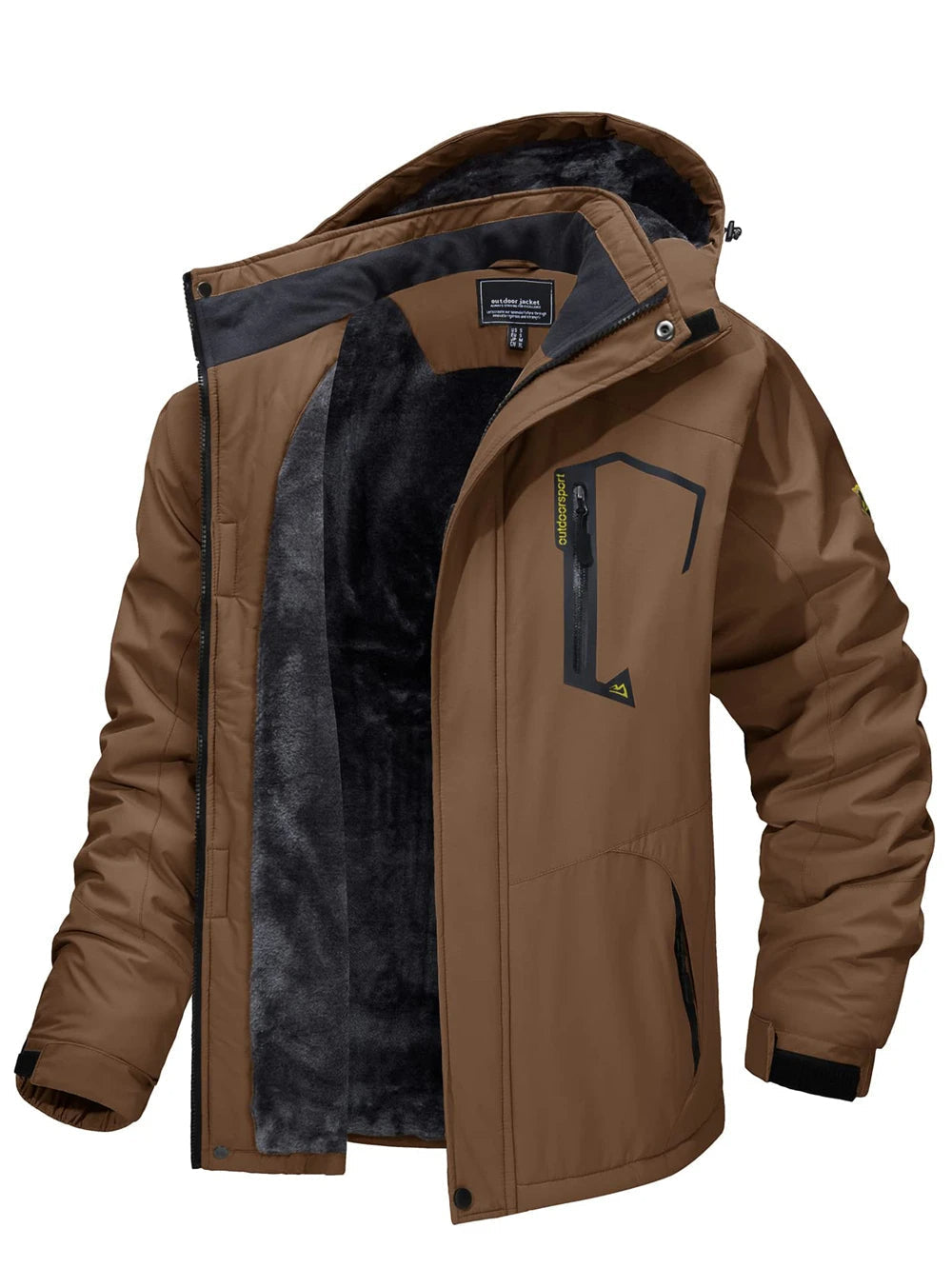 Winterjacke Herren | Parka | Abnehmbare Kapuze & Wasserabweisend
