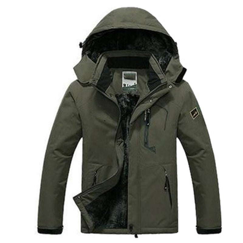 Winterjacke Herren | Parka | Abnehmbare Kapuze & Wasserabweisend