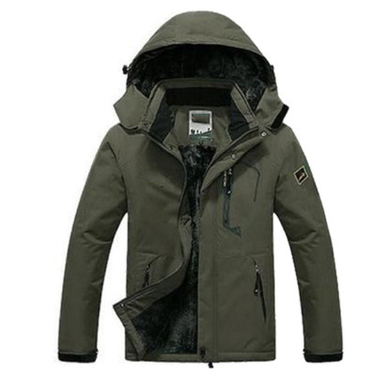 Winterjacke Herren | Parka | Abnehmbare Kapuze & Wasserabweisend