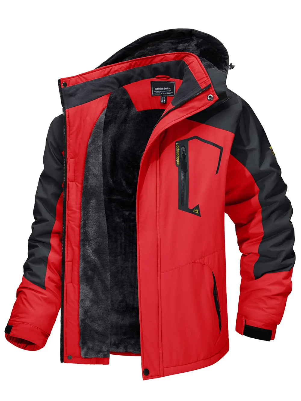 Winterjacke Herren | Parka | Abnehmbare Kapuze & Wasserabweisend