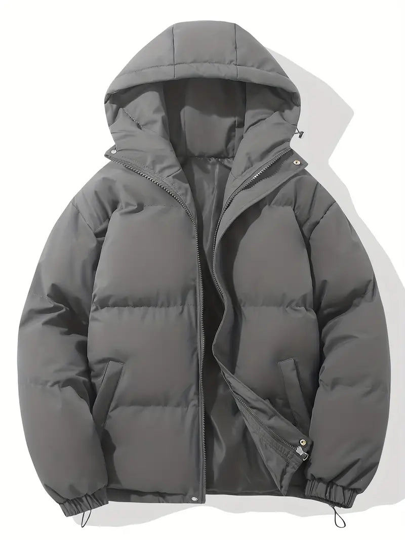 Winterjacke Herren | Pufferjacke | Kapuze & Schneller Verschluss 1