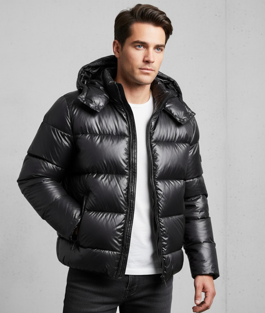 Winterjacke Herren | Pufferjacke | Verstellbare Kapuze & Klare Silhouette 1