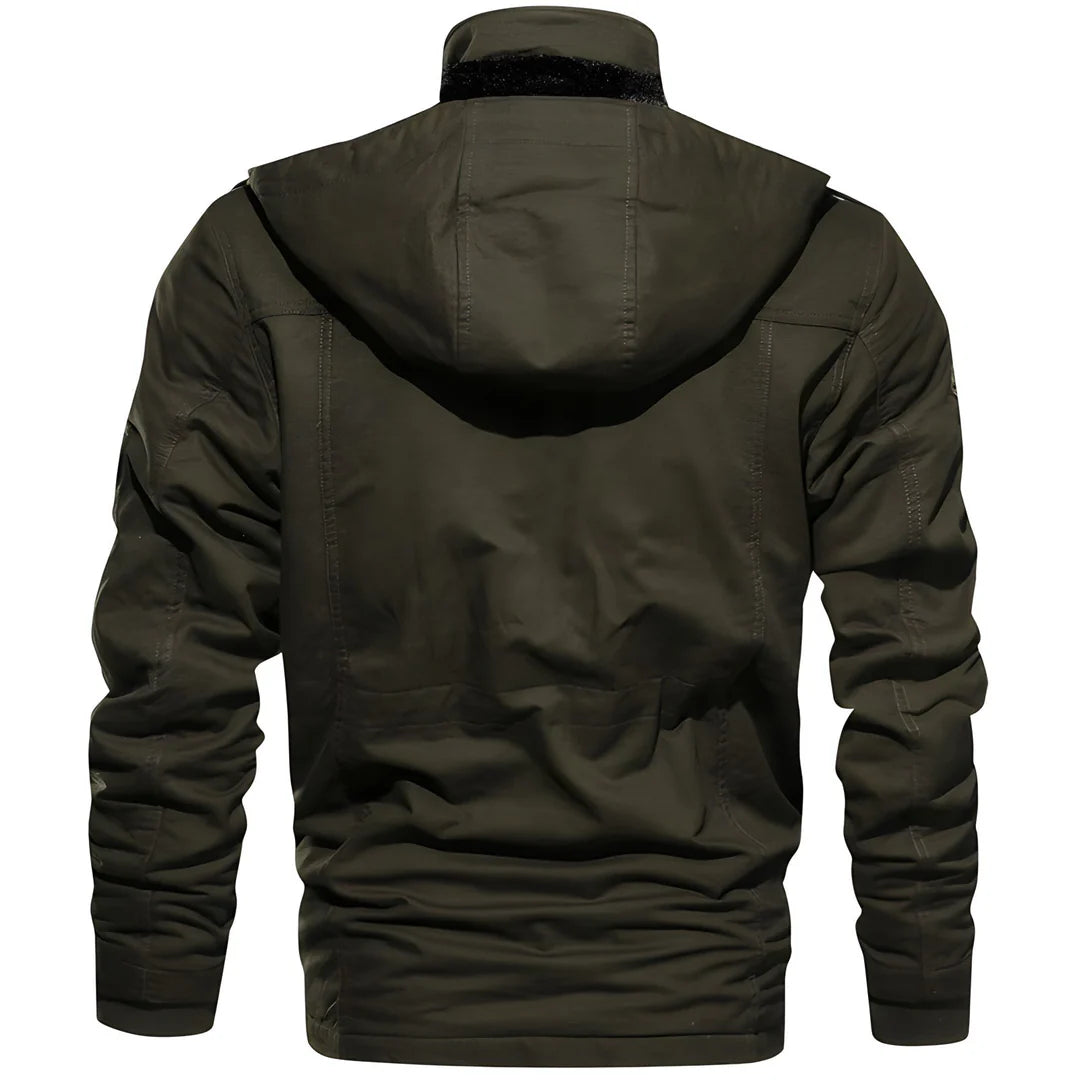 Winterjacke Herren | Übergangsjacke | Doppelter Verschluss & Cleverer Stauraum