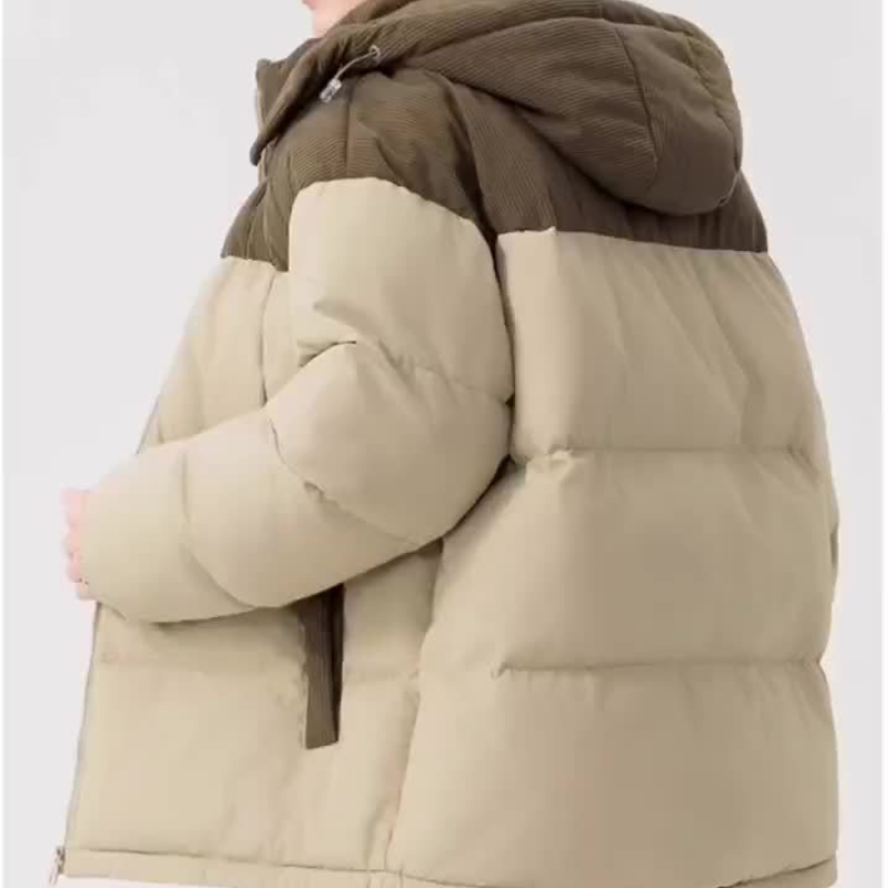 Winterjacke Herren | Wattierte Jacke mit Kapuze | Warm & Winddicht 6