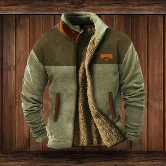 Winterjacke Herren | Western-Design | Charaktervolle Muster-Ärmel 5