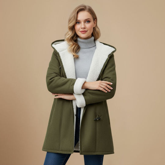 Winterjas Dames | Duffel jas | Toggleknopen voor tijdloze warmte