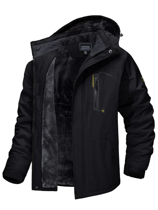 Winterjas Heren | Parka Heren | Afneembare capuchon & Waterafstotend