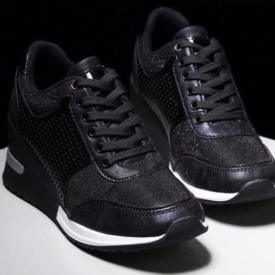 Xandra™ | Hoge Hakken Sneakers met sleehak 3