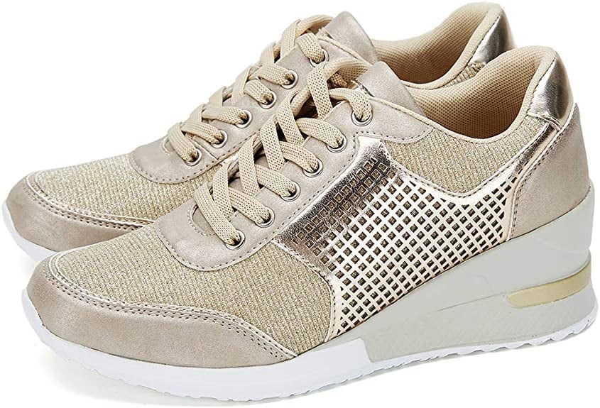 Xandra™ | Hoge Hakken Sneakers met sleehak 4