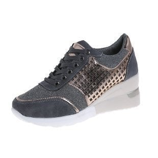 Xandra™ | Hoge Hakken Sneakers met sleehak 5