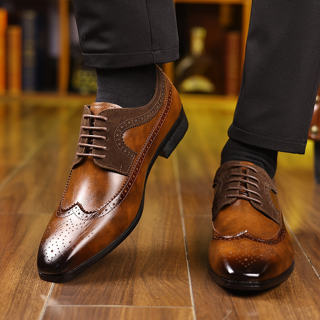 Herren Business Schuhe Gepolstert Rutschfeste Laufsohle 2