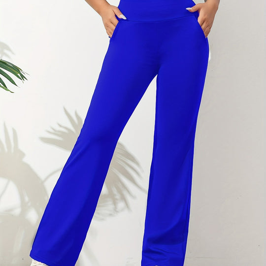 Yogahose Damen | Flared Leggings | Elastischer Bund & Taschen für Freie Bewegung 14