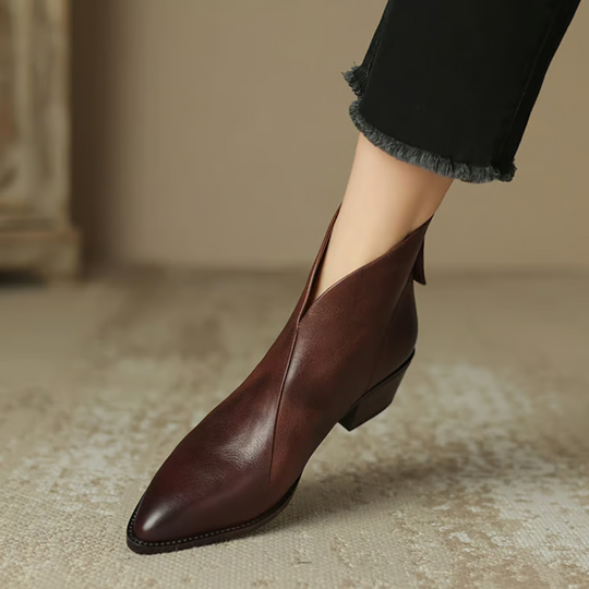 Stiefeletten Damen | Blockabsatz & Rutschfeste Sohle 5