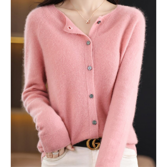 Zachte Merino Wollen Dames Cardigan - Milana 5