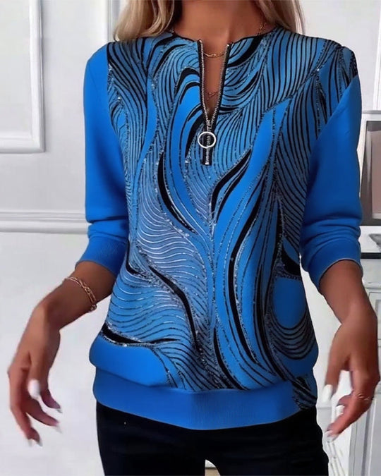 Zip Trui Dames | Vrouwelijke Elegantie