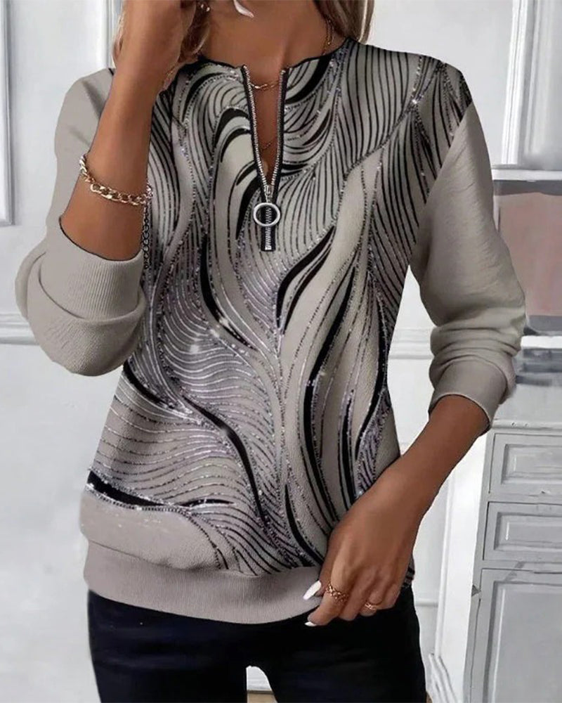 Zip Trui Dames | Vrouwelijke Elegantie