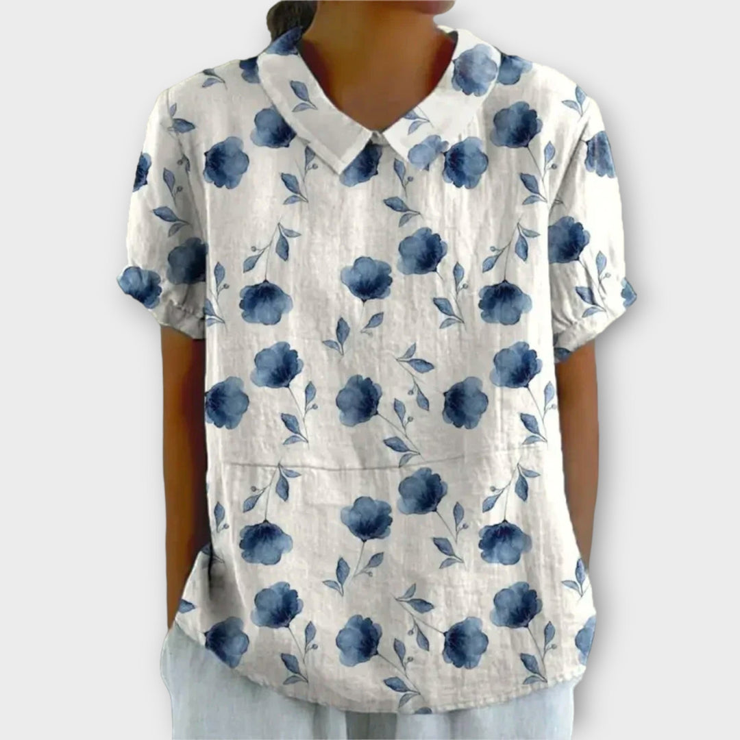 Zomer Blouse Dames | Bloemenprint & Luchtig Draagcomfort
