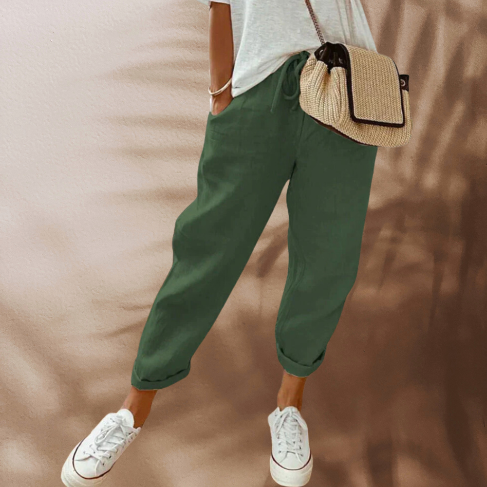 Zomer Broek | Koordsluiting & Relaxte Pasvorm