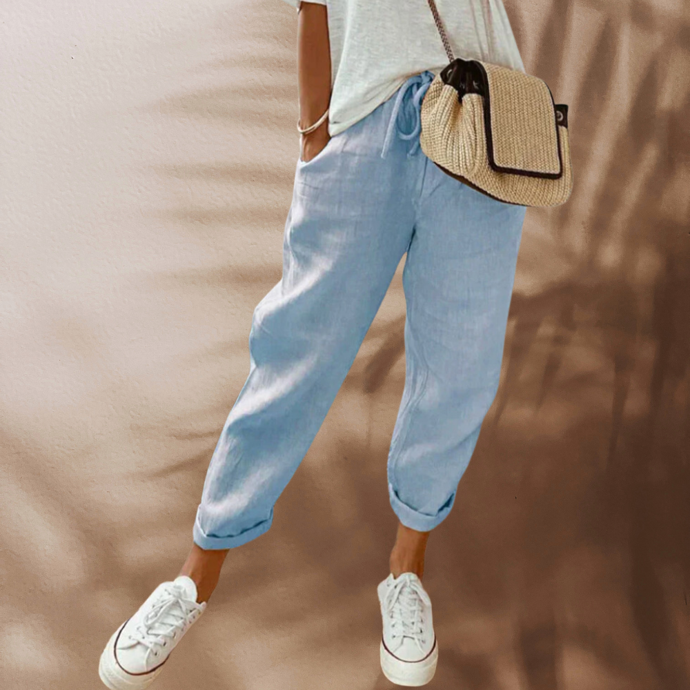 Zomer Broek | Koordsluiting & Relaxte Pasvorm